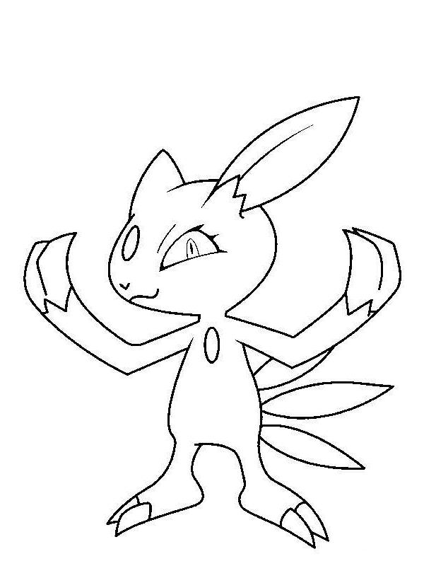 coloriage pokemon farfuret